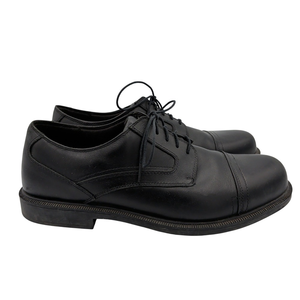 Dunham Jackson Dress Casual Shoe Mens 13 4E Black Leather WP Cap Toe Oxford